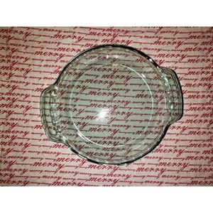 Anchor Ovenware Deep Pie Plate 9" Inch 1 Quart Qt. Microwave Safe USA Baking